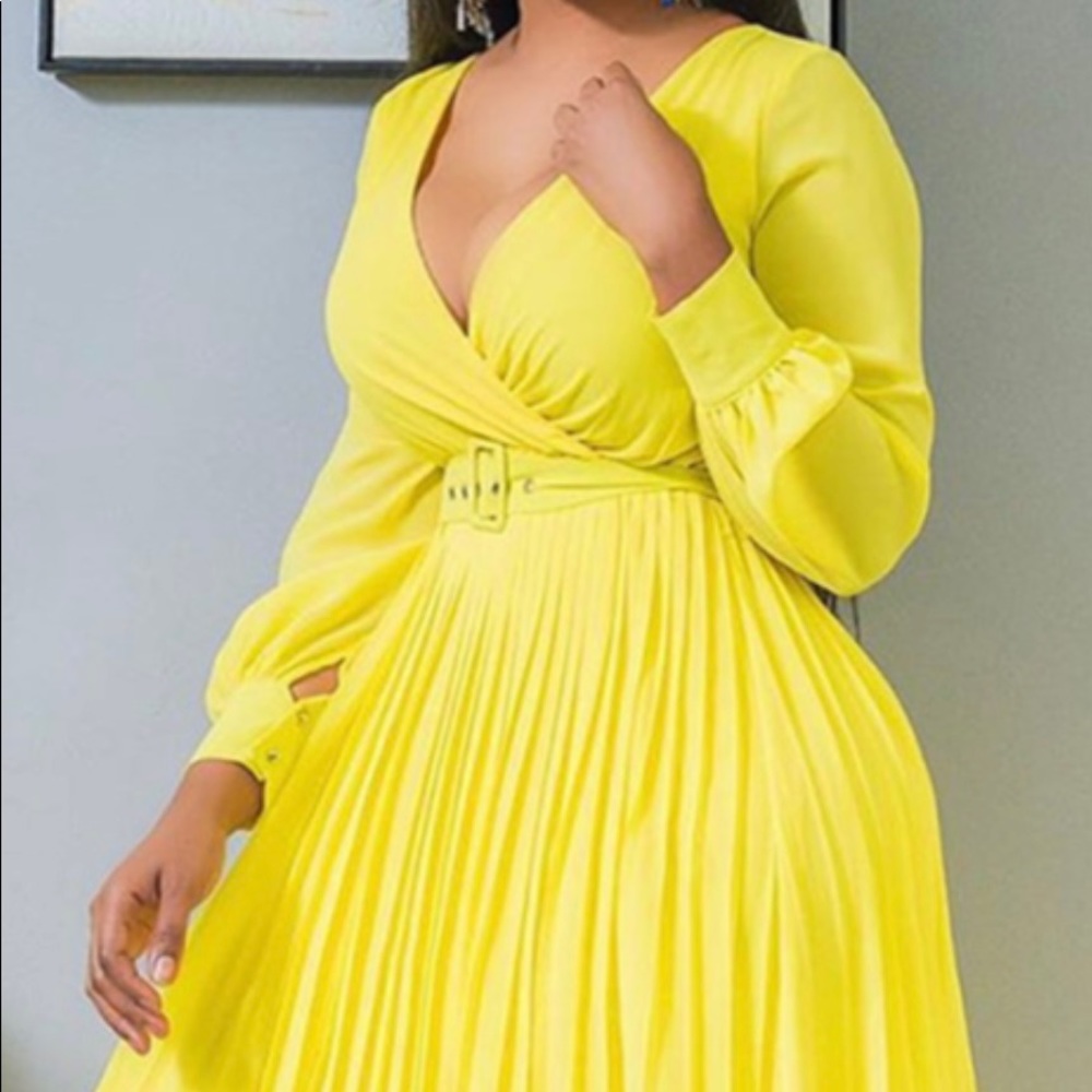 Sunshine Chiffon Full Maxi Dress